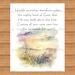 Peter 5:6-7 Humble Yourselves On Watercolor Of A Summer Meadow Vintage Verses Bible Verse 8x10 Wall Art Printable Digital Download DIY 
